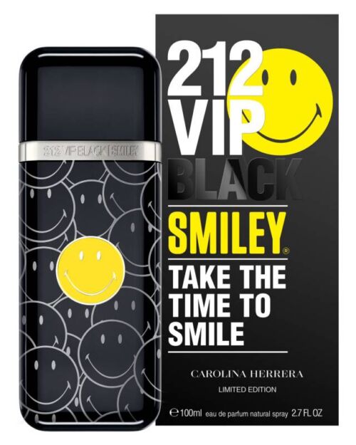 Carolina Herera 212 Vip Black Smiley EDP 100 ml