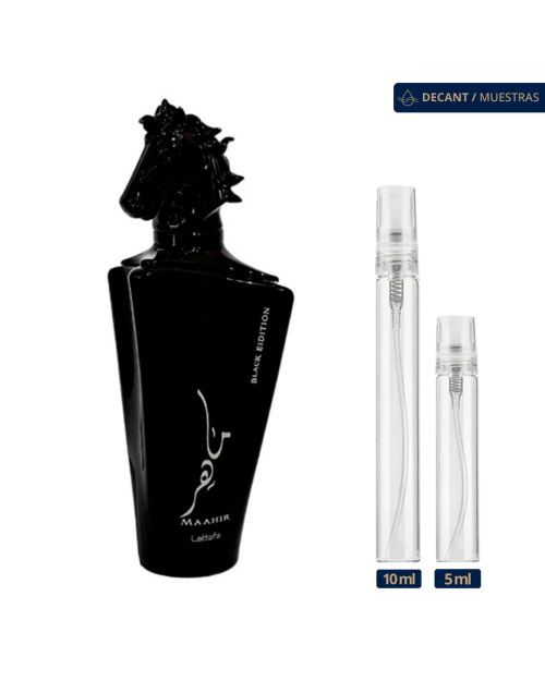 LATTAFA MAAHIR BLACK DECANT