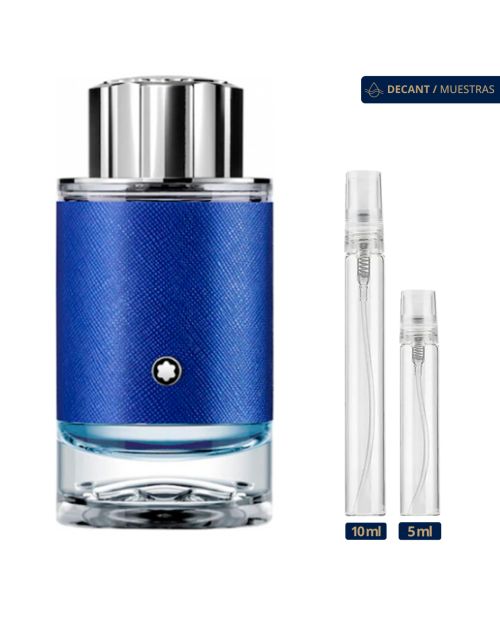 MONT BLANC EXOLOPER BLUE DECANT